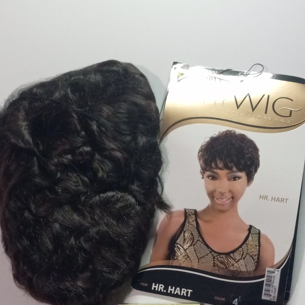 human hair short wig new